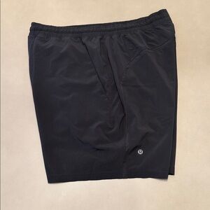 lululemon athletica Men's Black Pacebreaker Athletic Shorts